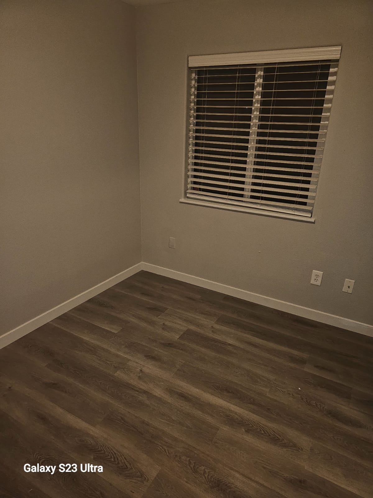 Closet space featuring newly remodeled flooring