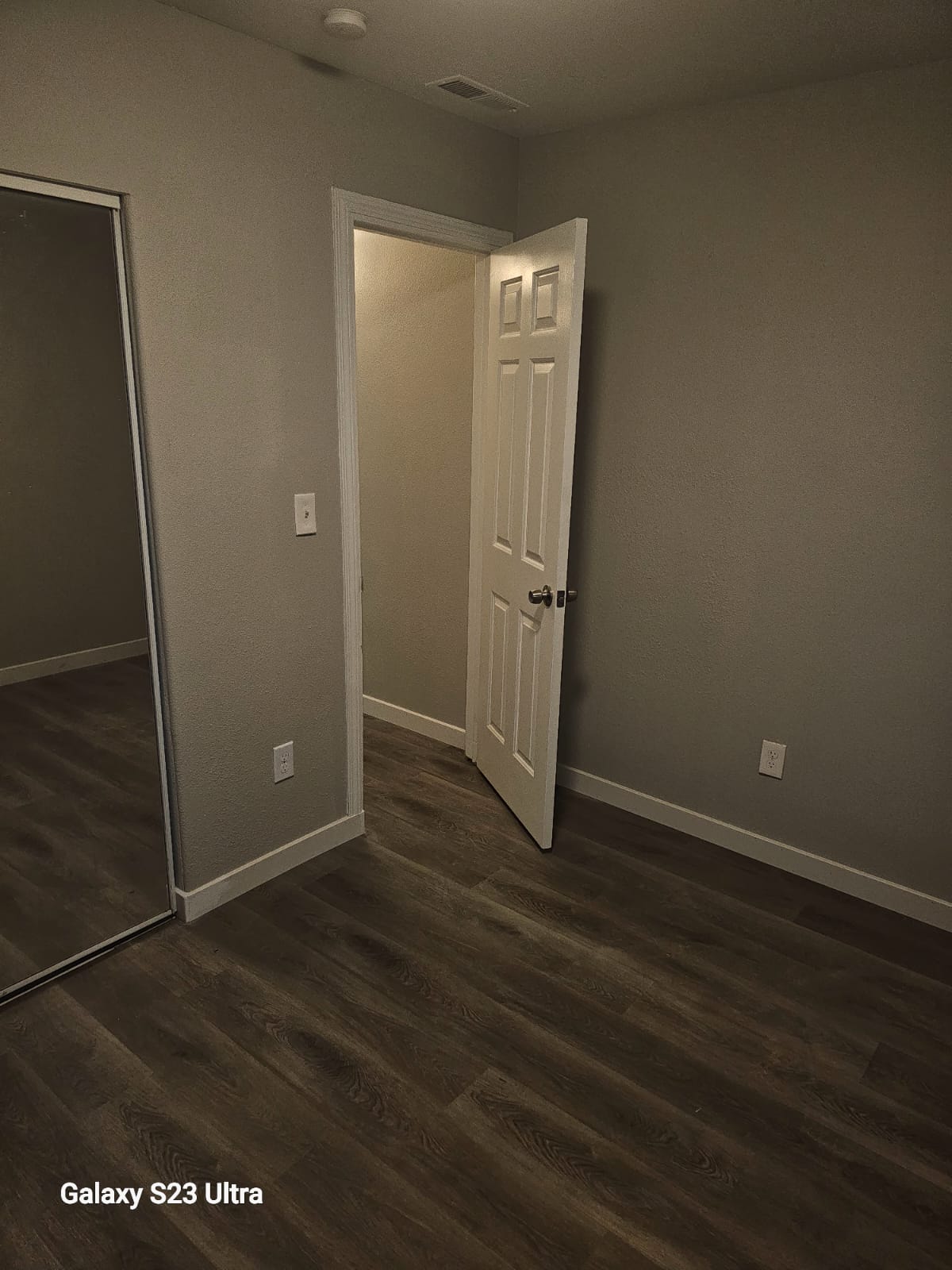 Open space with modern wooden floor redesign