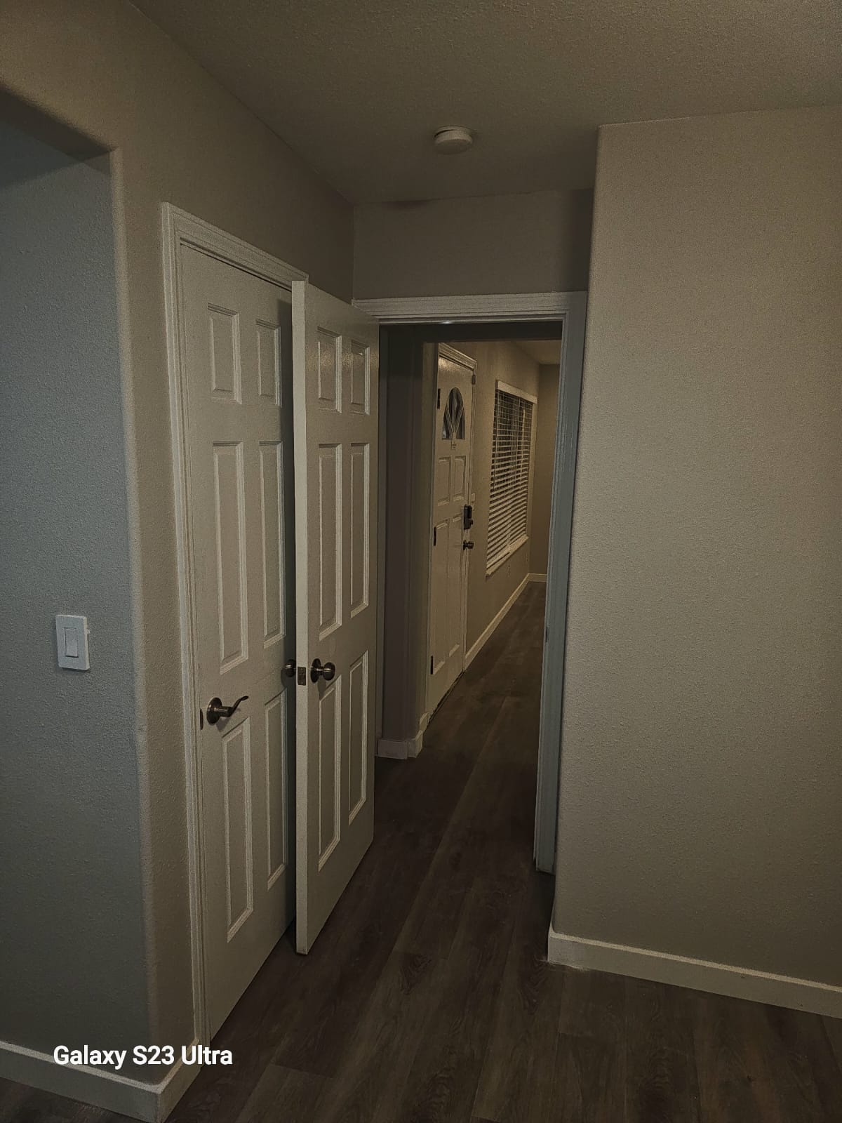 Updated modern flooring in residential area
