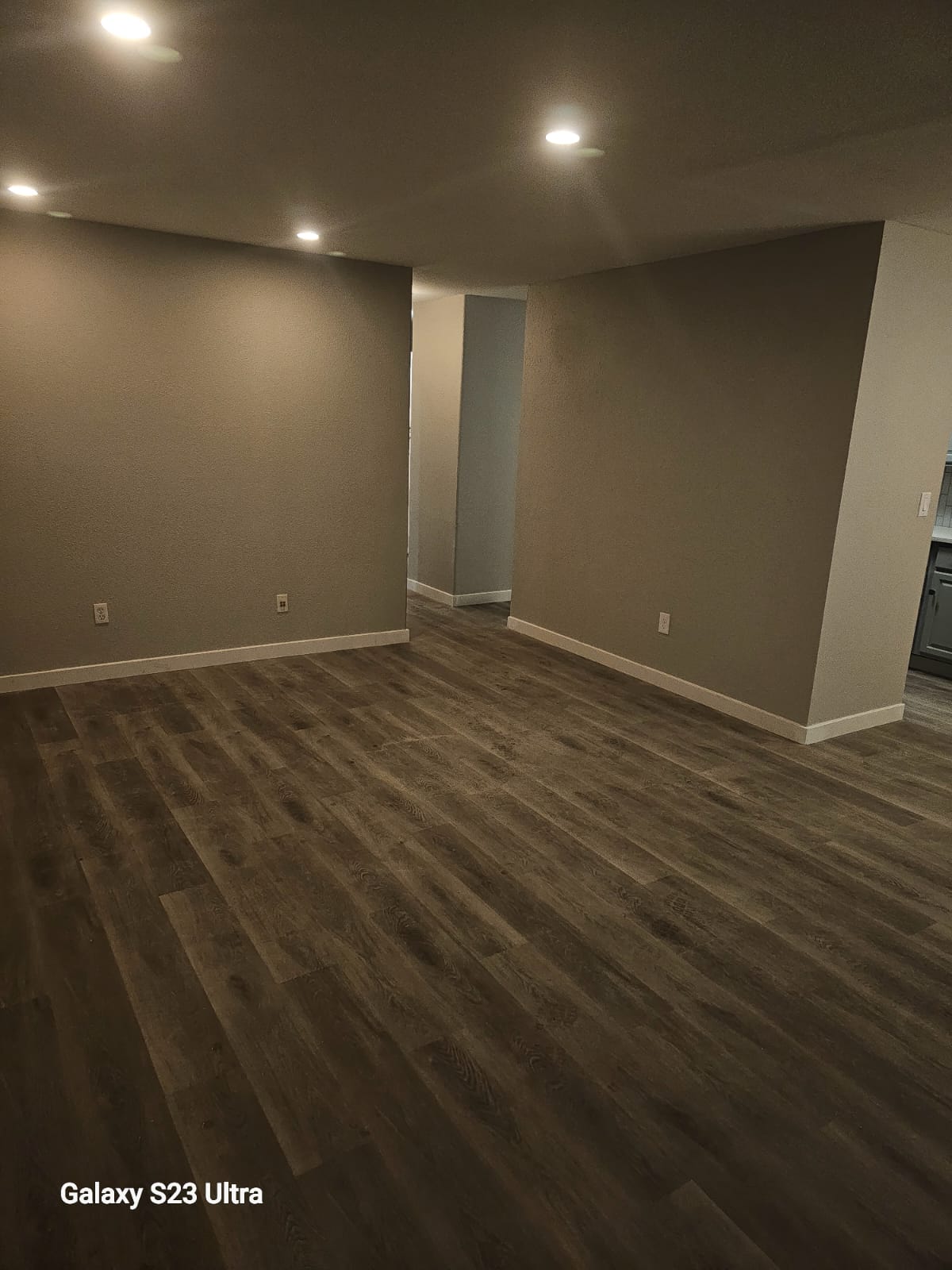Interior renovation with an open-concept layout